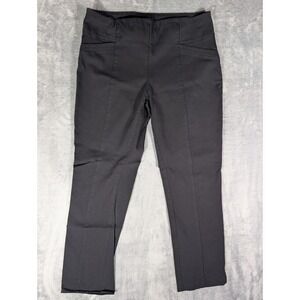 Joe B by Joe Benbasset Women's Black Pull-On Stretch Dress Pants Trousers Large